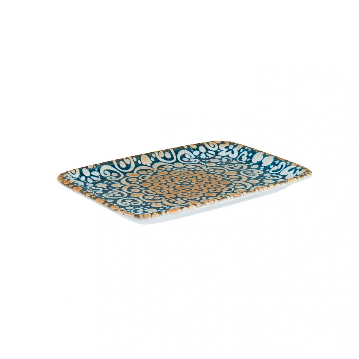 Bonna Moove Rectangular Porcelain Plate — Set of 12 (BNALHMOV26DT)