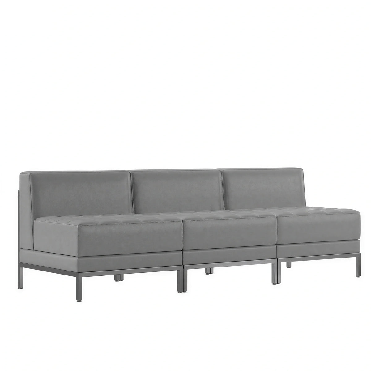 Imagination Modular Lounge Chairs — 3 Pieces, Gray