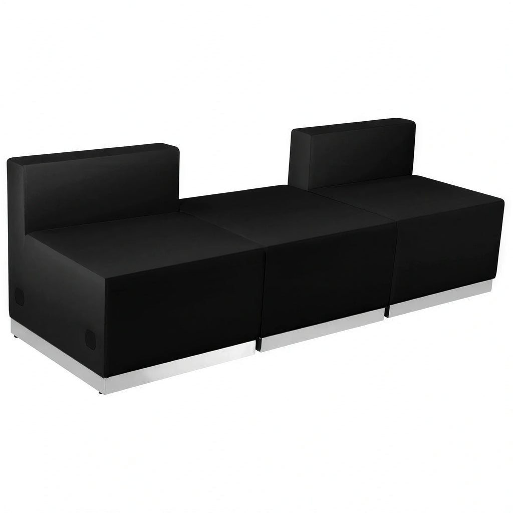 Alon Modular Reception Seating Set — Black