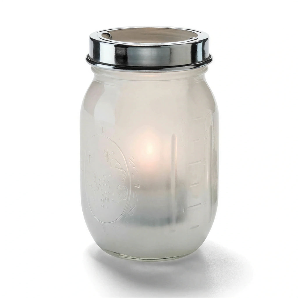 Hollowick/Steelite Firefly Glass Tealight Candle Lamp with Hanging Cradle — 5-1/4″