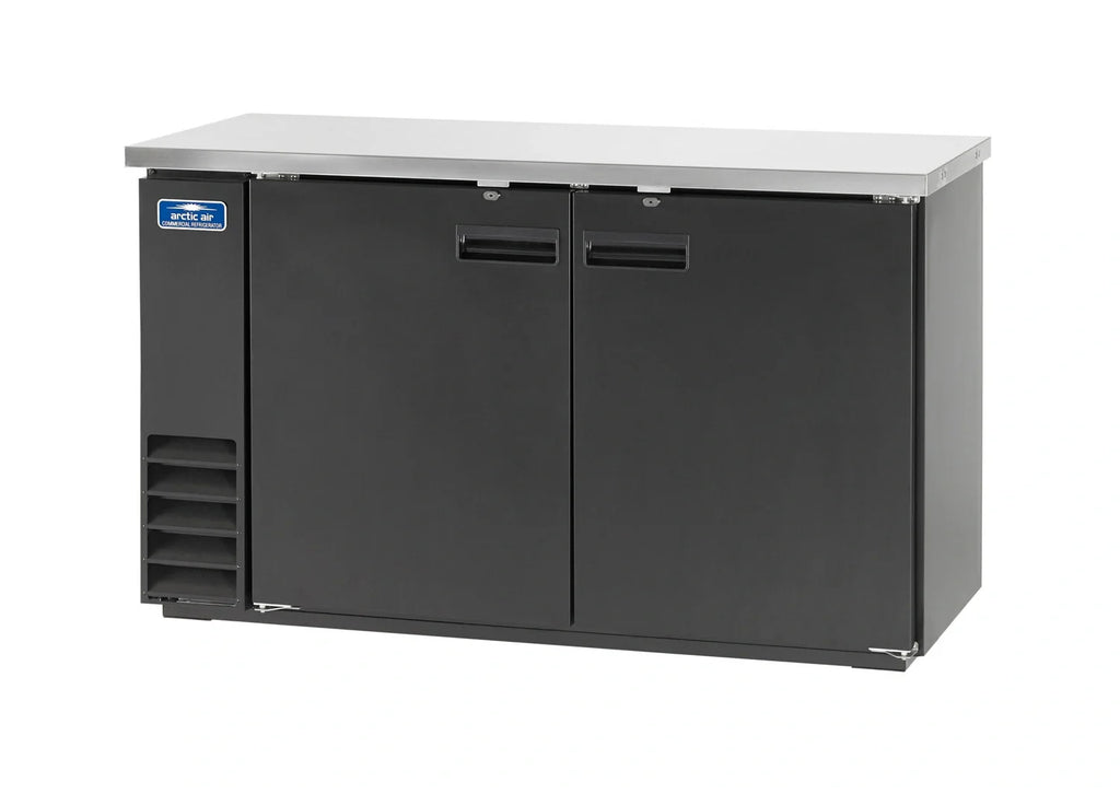 Arctic Air Back Bar Refrigerator — 61″, 2 Solid Doors