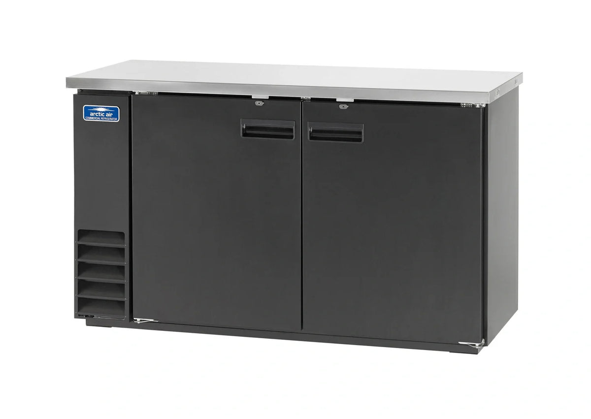 Arctic Air Back Bar Refrigerator — 61″, 2 Solid Doors