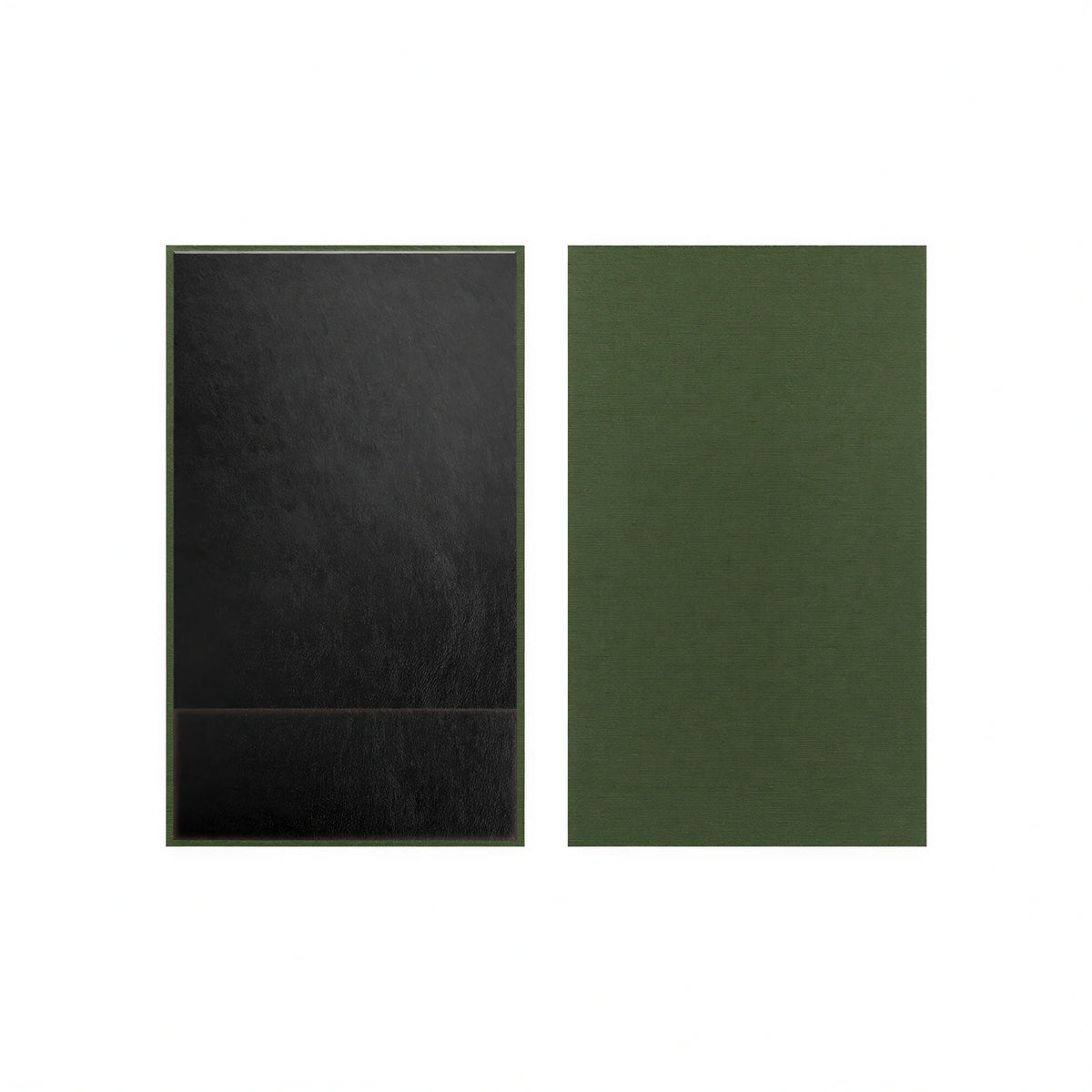 Risch Single-Panel Linen Check Presenter — Black, 5.25″, Case of 25