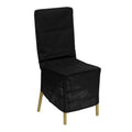 Chiavari Chair Storage Cover Black Fabric — 16″