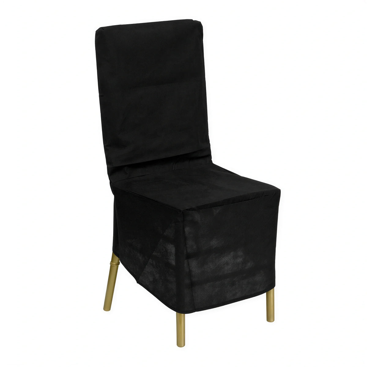 Chiavari Chair Storage Cover Black Fabric — 16″
