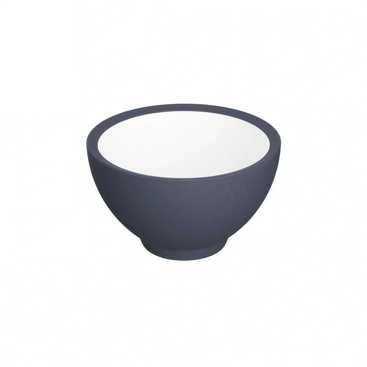 Dalebrook Trafalgar Round Melamine Pot — White, 11 oz, 4-3/4″