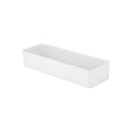 Dalebrook Kata Rectangular Melamine Salad Bar Crock — White, 7 qt, 20-1/2″