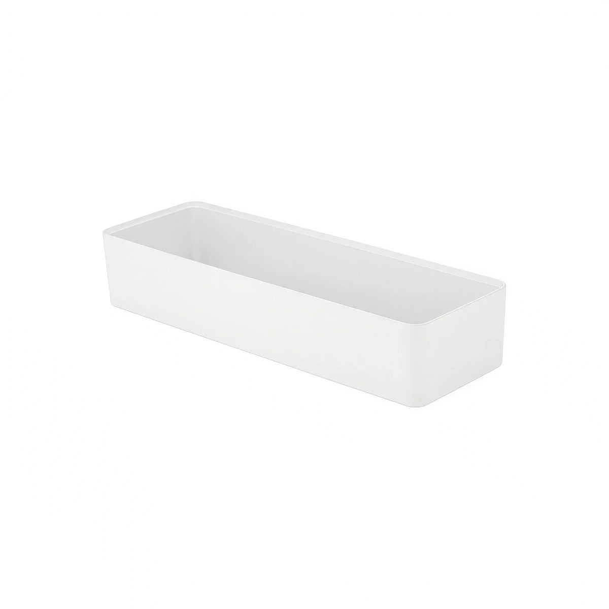 Dalebrook Kata Rectangular Melamine Salad Bar Crock — White, 7 qt, 20-1/2″