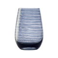Stolzle Twister Smoky Blue Twister Tumbler Glass — 16-1/2 oz, Case of 24