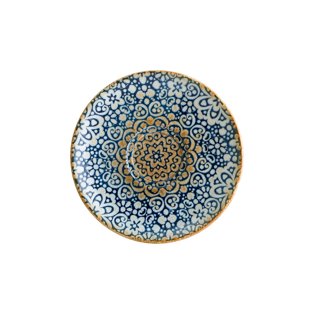 Bonna Gourmet Round Porcelain Coffee Saucer — 6.375″ (BNALHGRM04CT)