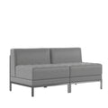 Imagination Modular Lounge Chairs — 2 Pieces, Gray