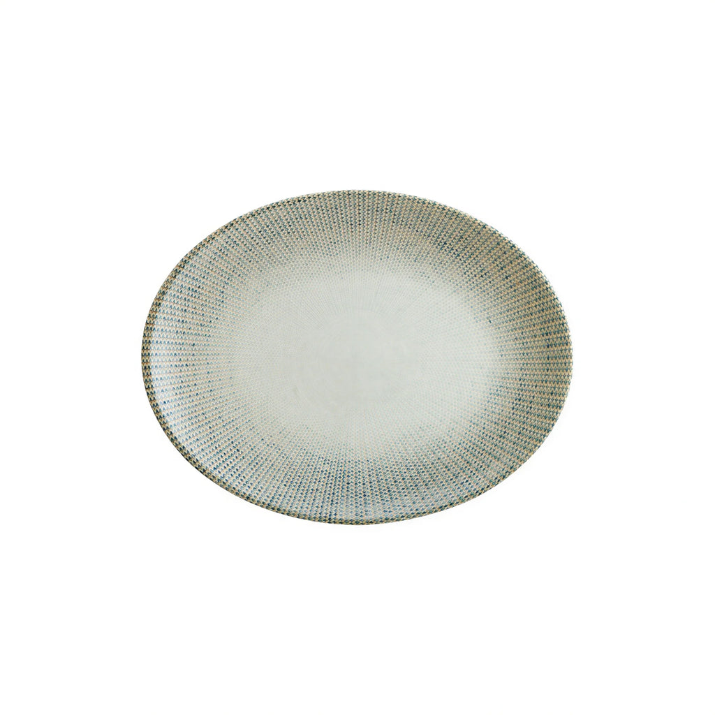 Bonna Moove Porcelain Oval Plate — 9-5/8″, Set of 12