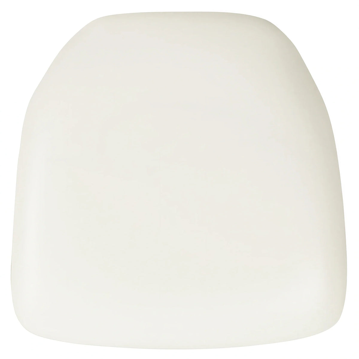 White Vinyl Chair Cushion for Chiavari Chairs — 15-1/2″