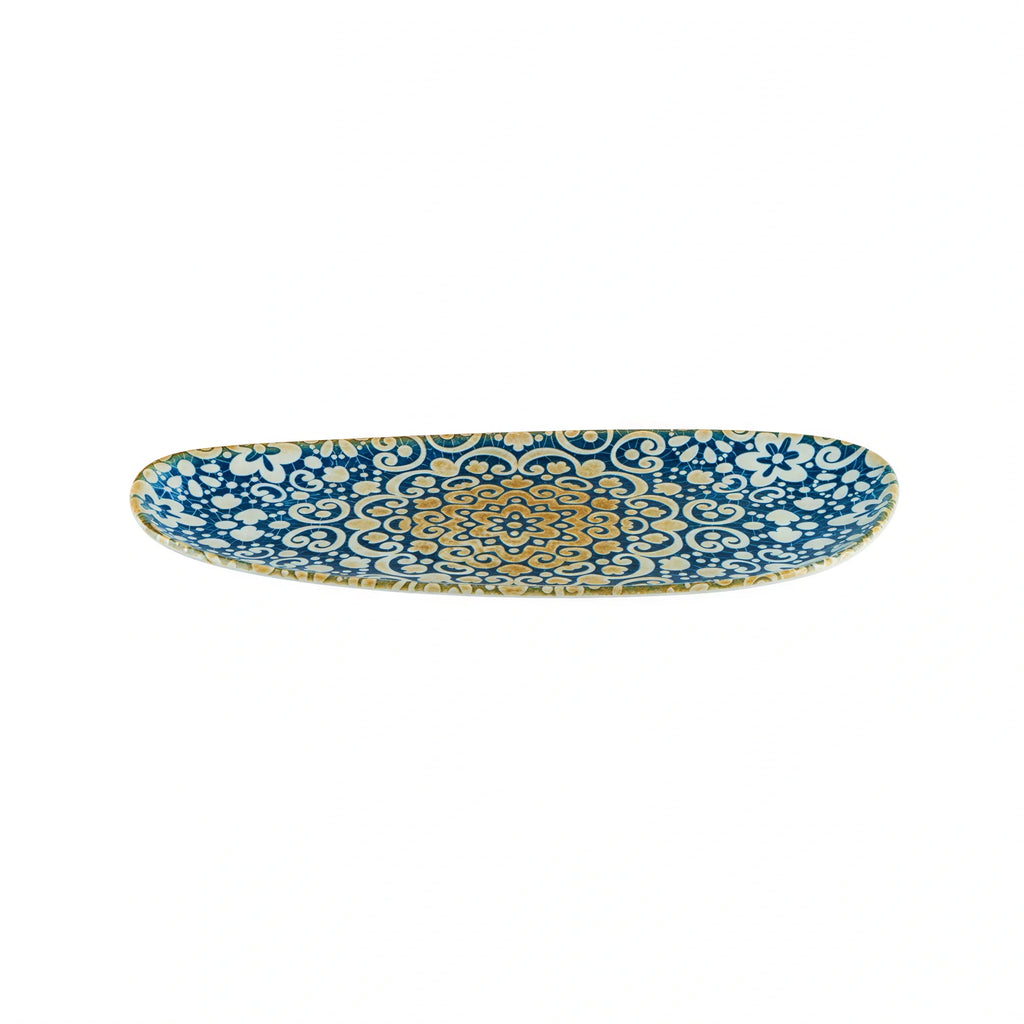 Bonna Vago Rectangular Porcelain Plate — 9″, Set of 12