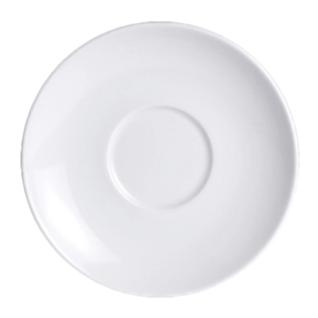 Folio Montego Round Porcelain Saucer — 5.5″, Case of 48