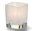 Hollowick/Steelite Tetra Glass Satin Linen Votive Candle Holder — 3-1/2″