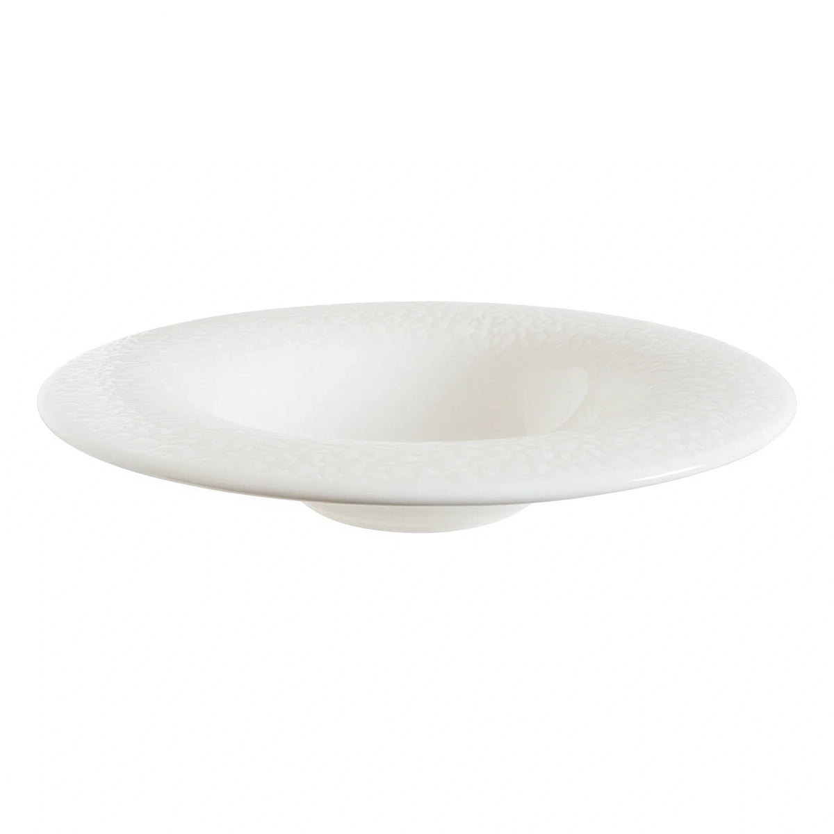 Bonna Albus Round Porcelain Deep-Rim Plate — 11-1/8″