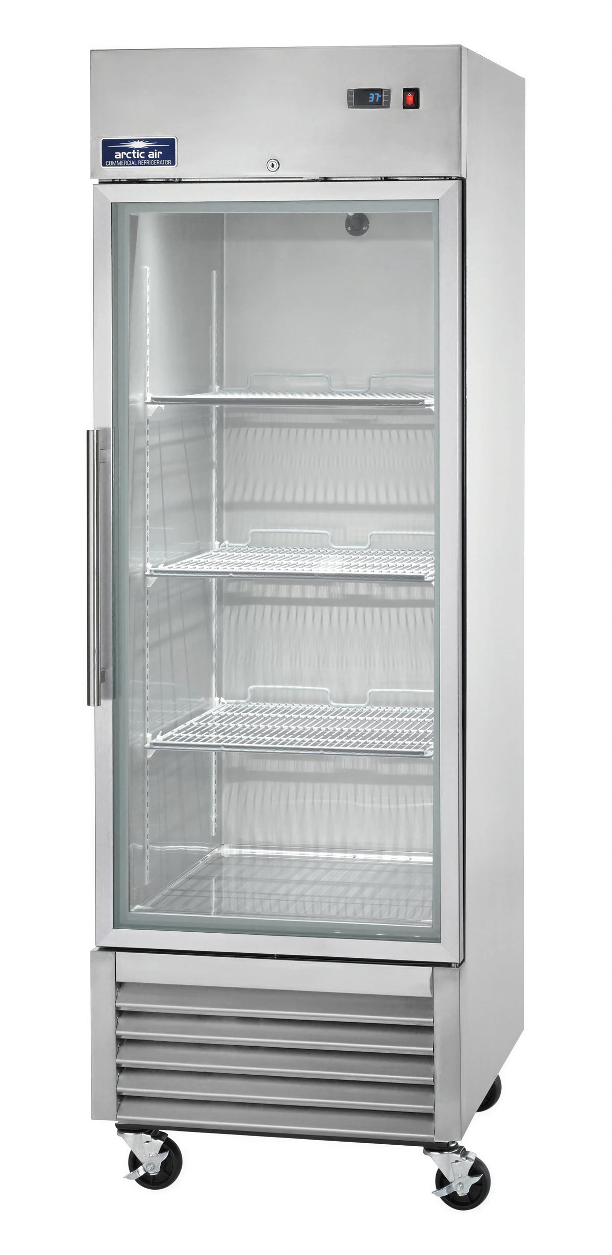 Arctic Air Glass-Door Reach-In Freezer — 23 Cu. Ft.