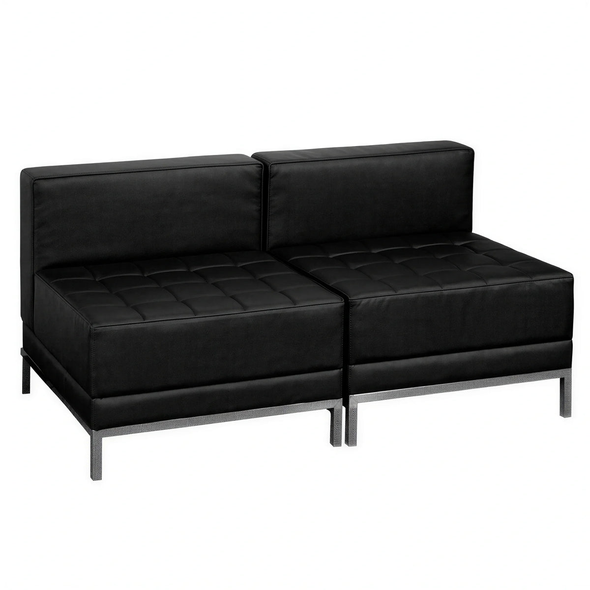 Imagination Modular Lounge Chairs — 2 Pieces, Black