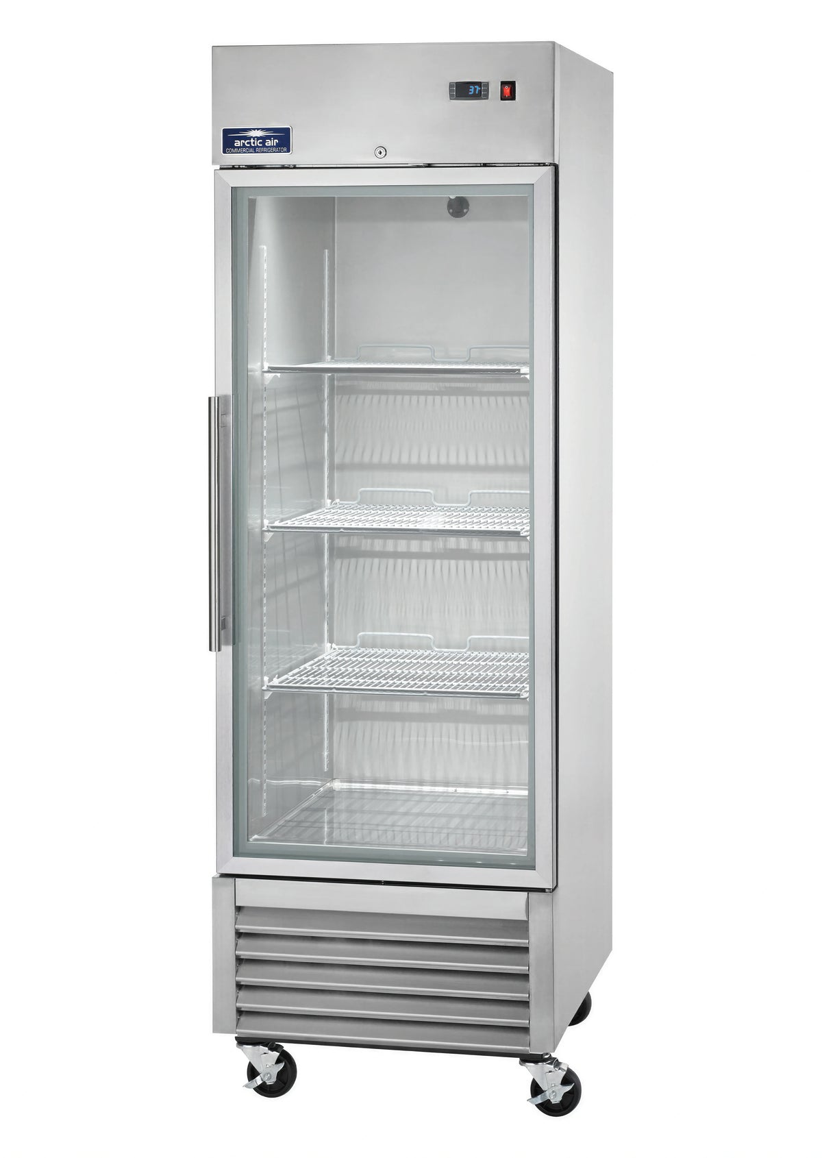 Arctic Air Glass-Door Reach-In Freezer — 23 Cu. Ft.