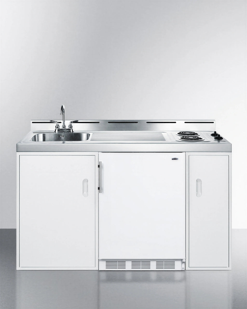 Summit Kitchenette — 60″, 2-Burner Electric Cooktop