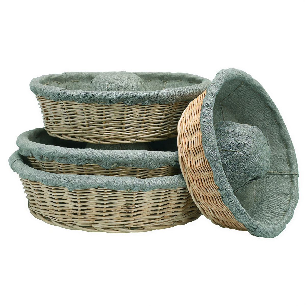 Matfer Bourgeat Wicker Banneton Proofing Basket — 3-1/3 lb, 13-3/8″