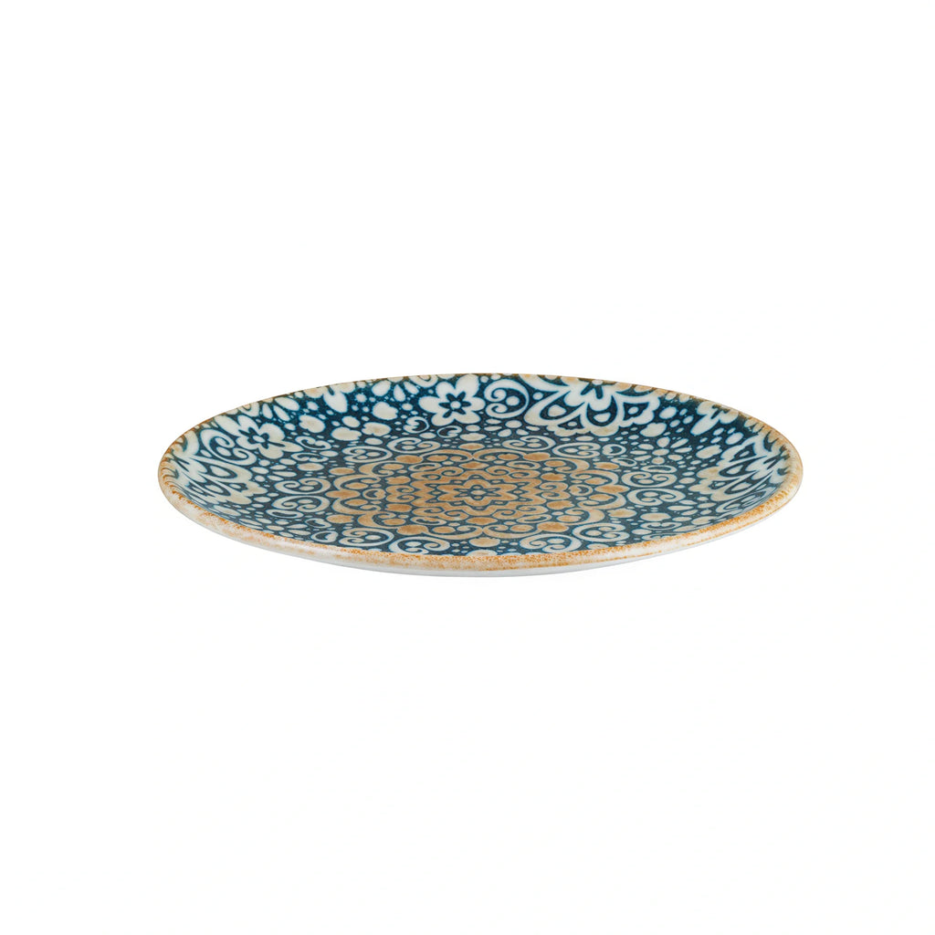 Bonna Gourmet Round Porcelain Flat Plate — 6-3/4″, Set of 12 (BNALHGRM17DZ)
