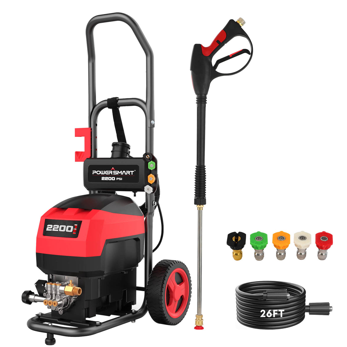 Electric Pressure Washer — 2200 PSI, 1.2 GPM