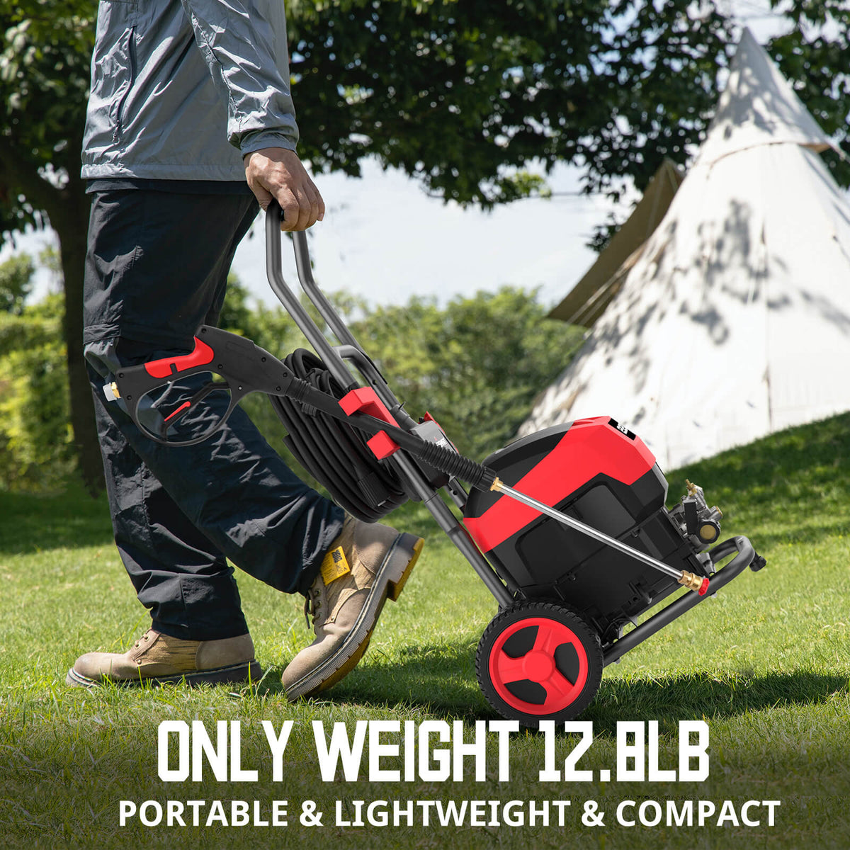 Electric Pressure Washer — 2200 PSI, 1.2 GPM
