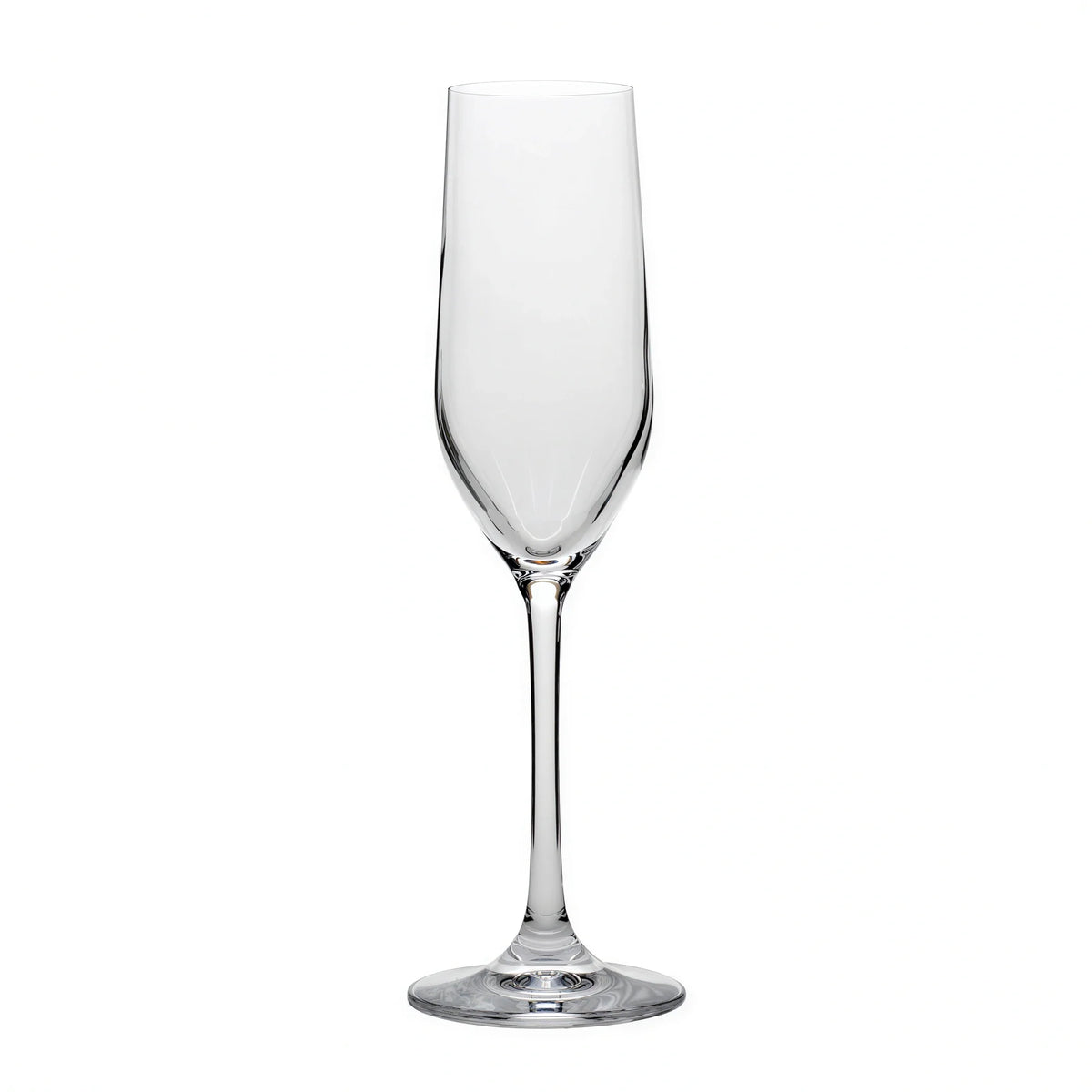 Stolzle Grandcuvee Lead Crystal Champagne Flute Glass — 6-1/2 oz, Case of 24