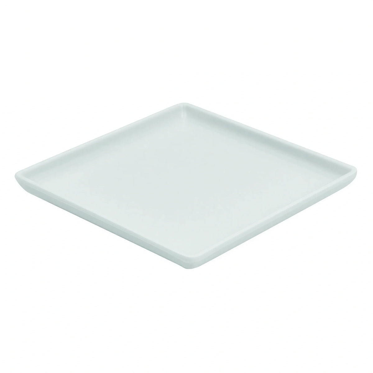 Appetite Square Melamine Dish — White, 4⅛″