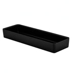 Dalebrook Kata Rectangular Melamine Salad Bar Crock — Black, 4.5 qt