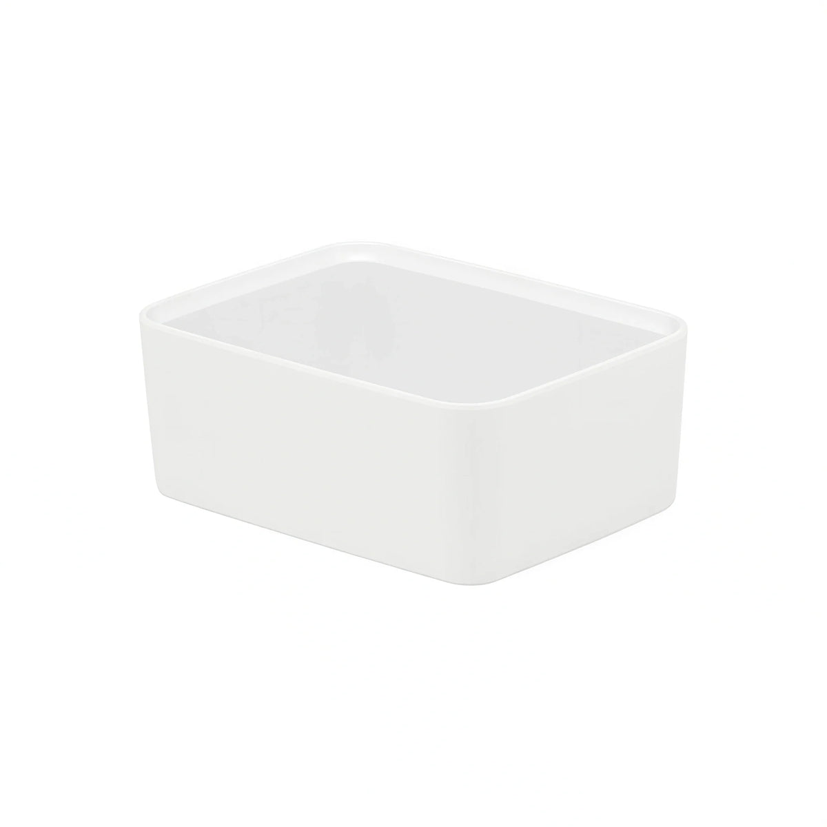 Dalebrook Kata Rectangular Melamine Salad Bar Crock — White, 28.75 oz, 6-7/8″