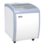 Adcraft Black Diamond Glass-Top Chest Freezer — 6.4 Cu. Ft.