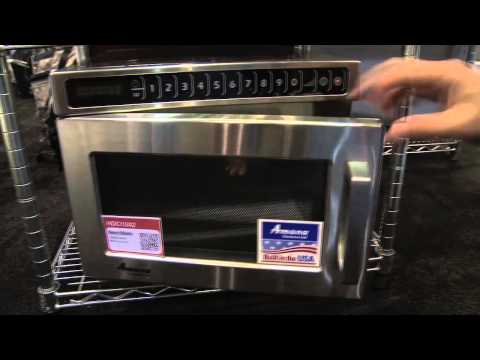 Amana Commercial Microwave — 1.2 Cu. Ft., 1800W