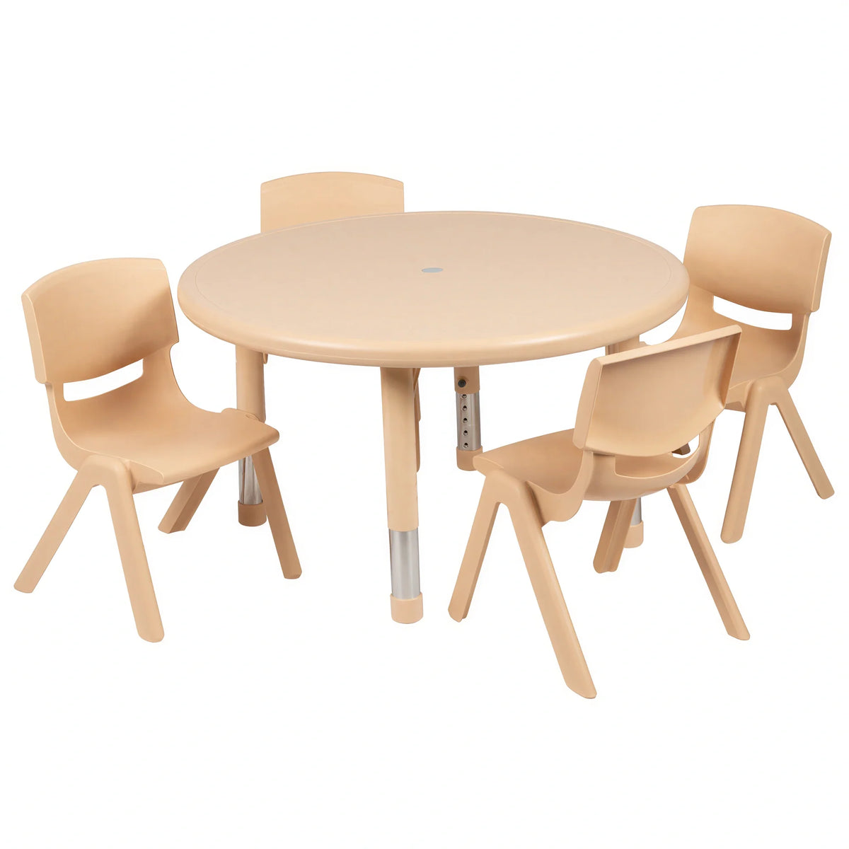 Round Activity Table & 4 Chairs