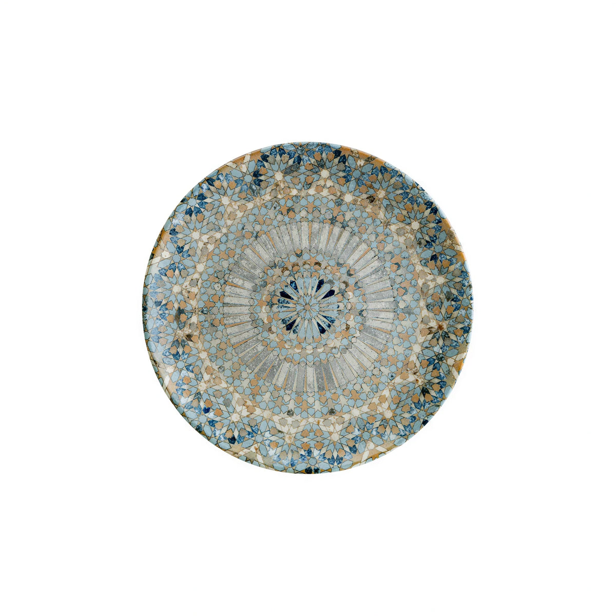 Bonna Gourmet Round Porcelain Flat Plate — Set of 12