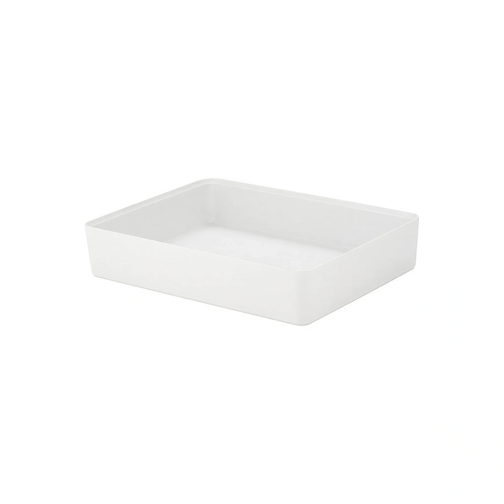 Dalebrook Kata Rectangular Melamine Salad Bar Crock — White, 4.5 qt, 13-5/8″