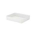Dalebrook Kata Rectangular Melamine Salad Bar Crock — White, 4.5 qt, 13-5/8″
