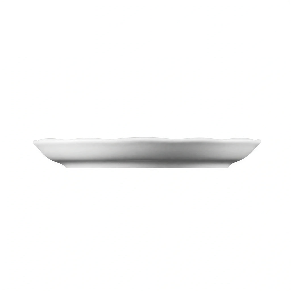 G. Benedikt Round White Porcelain Saucer — 5.5″
