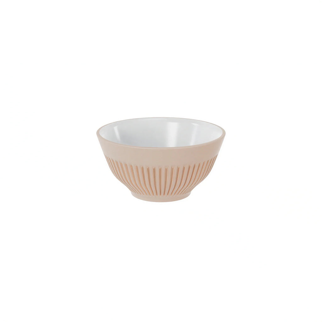 Dalebrook Talon Round Melamine Bowl — Oat, 14.25 oz, 5-1/2″, Set of 12