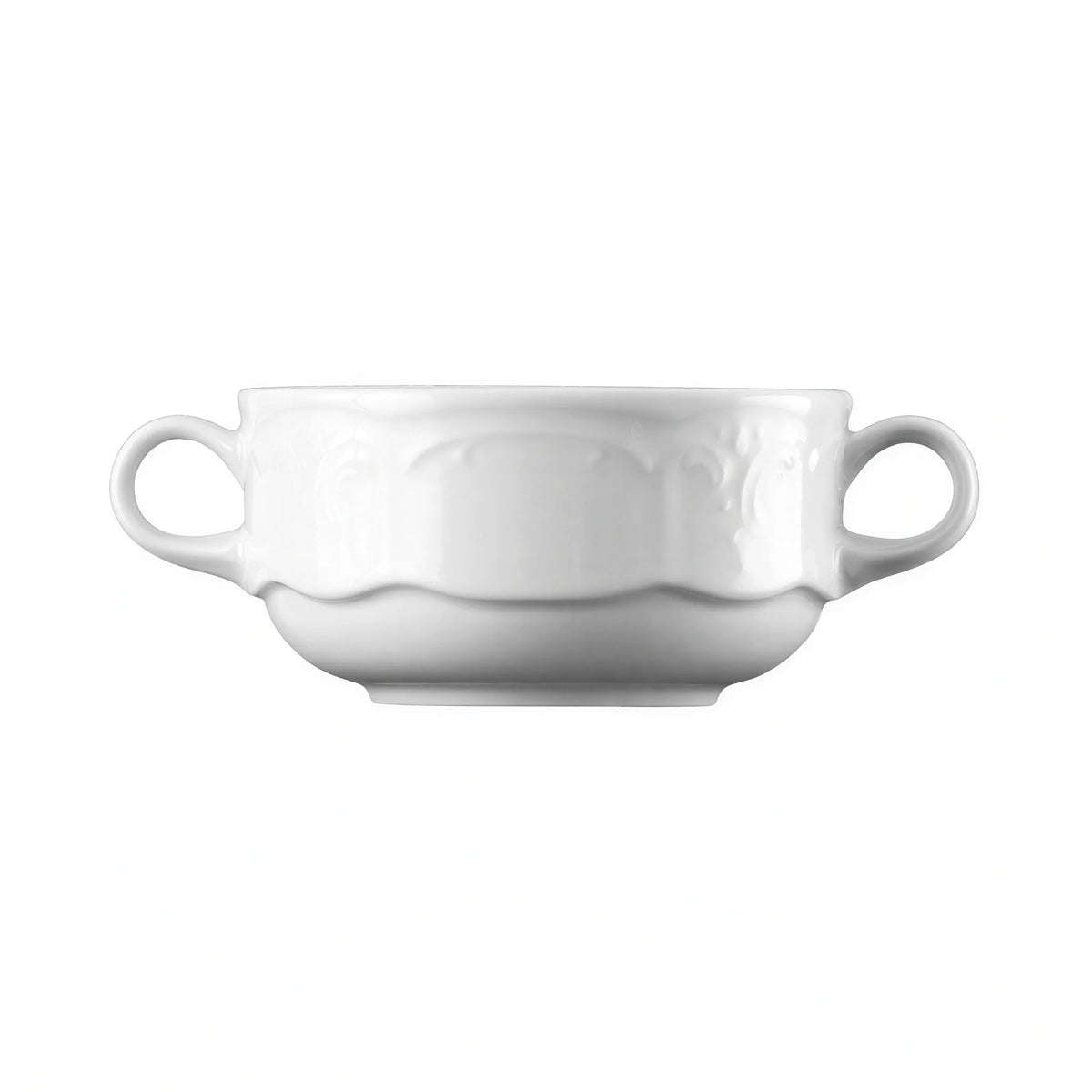 G. Benedikt Porcelain Soup Cup 8.5 oz — White, 8.5 oz, 4.375″
