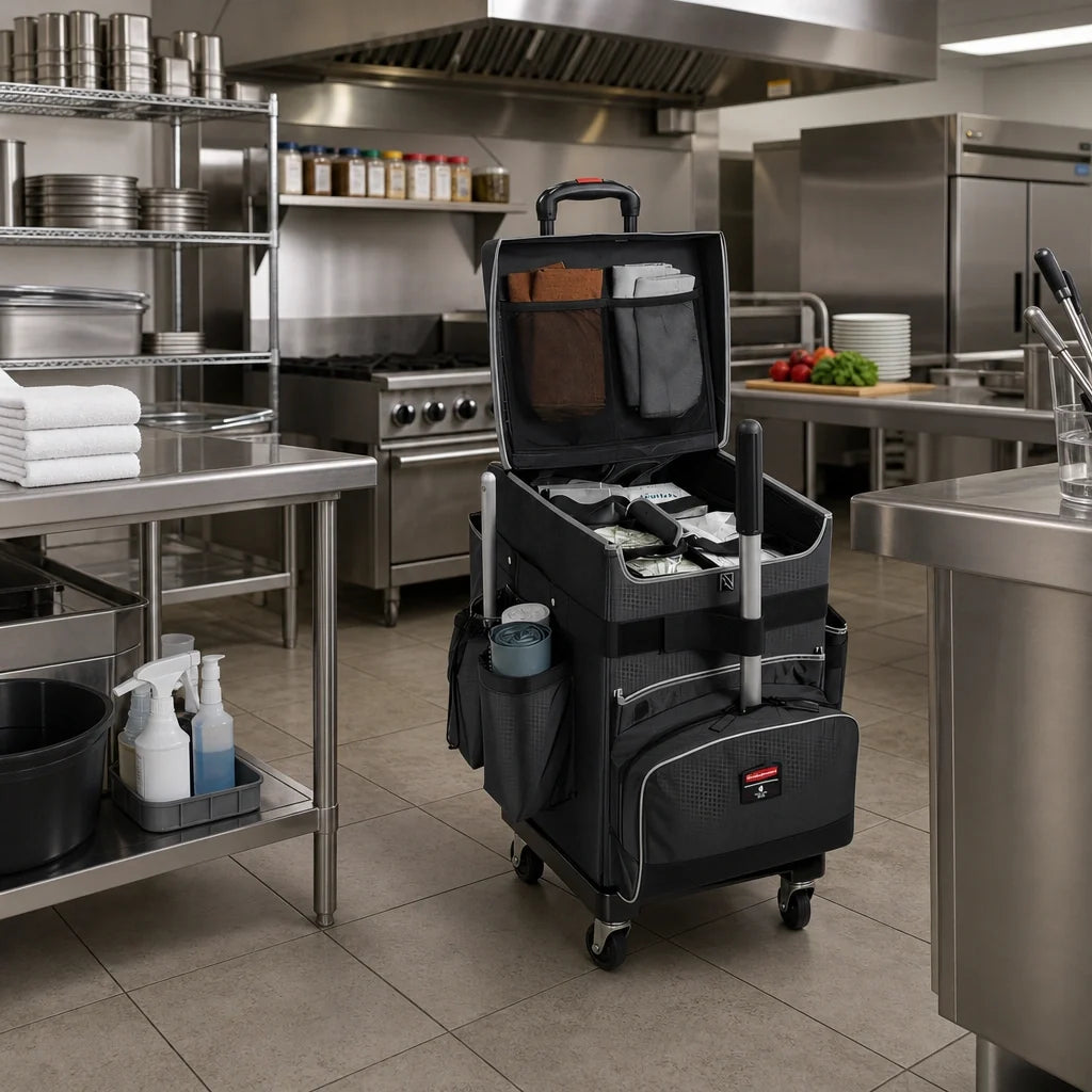 Rubbermaid Executive Quick Cart — Medium, Dark Gray