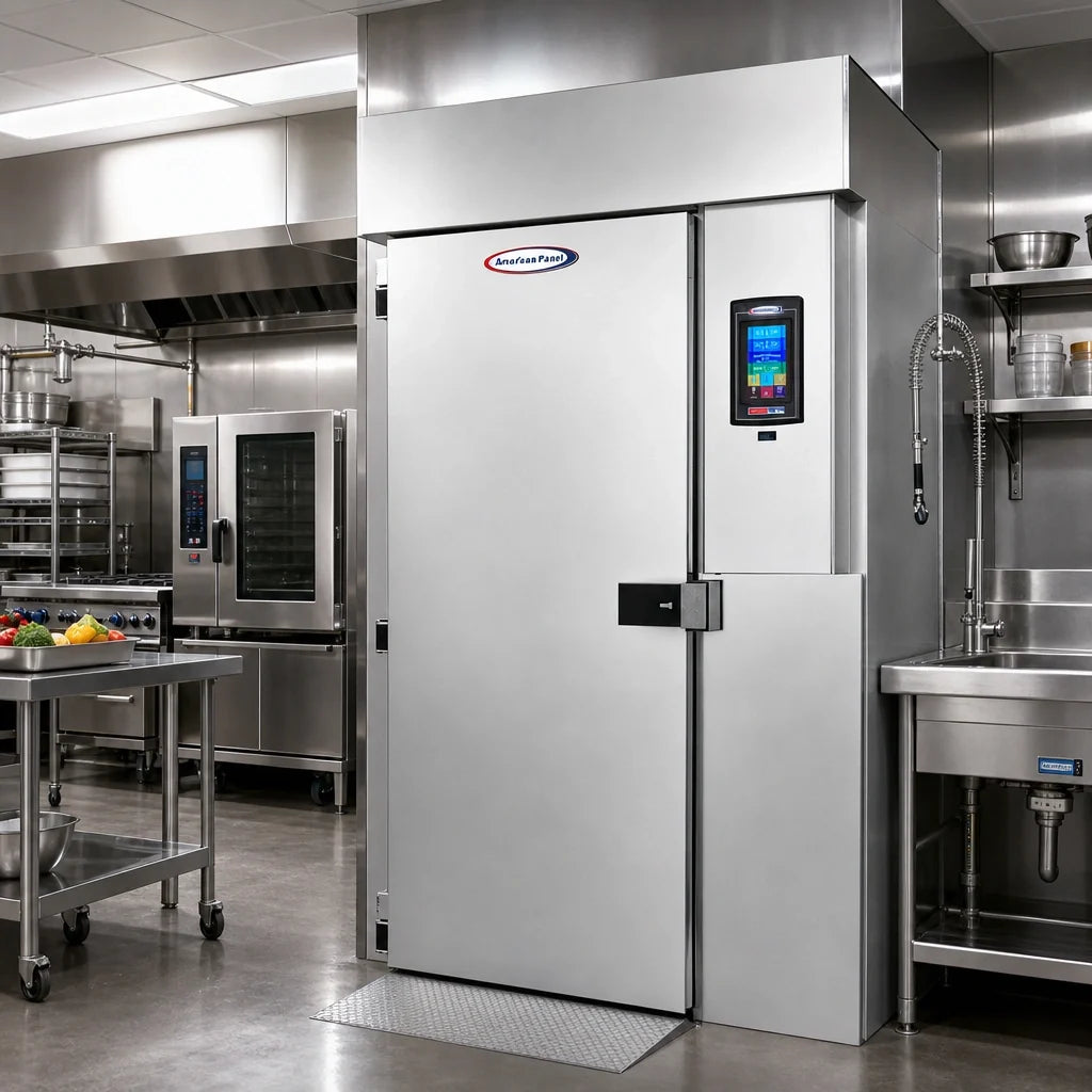 American Panel Roll-In Blast Chiller & Freezer — 200 lb, Remote