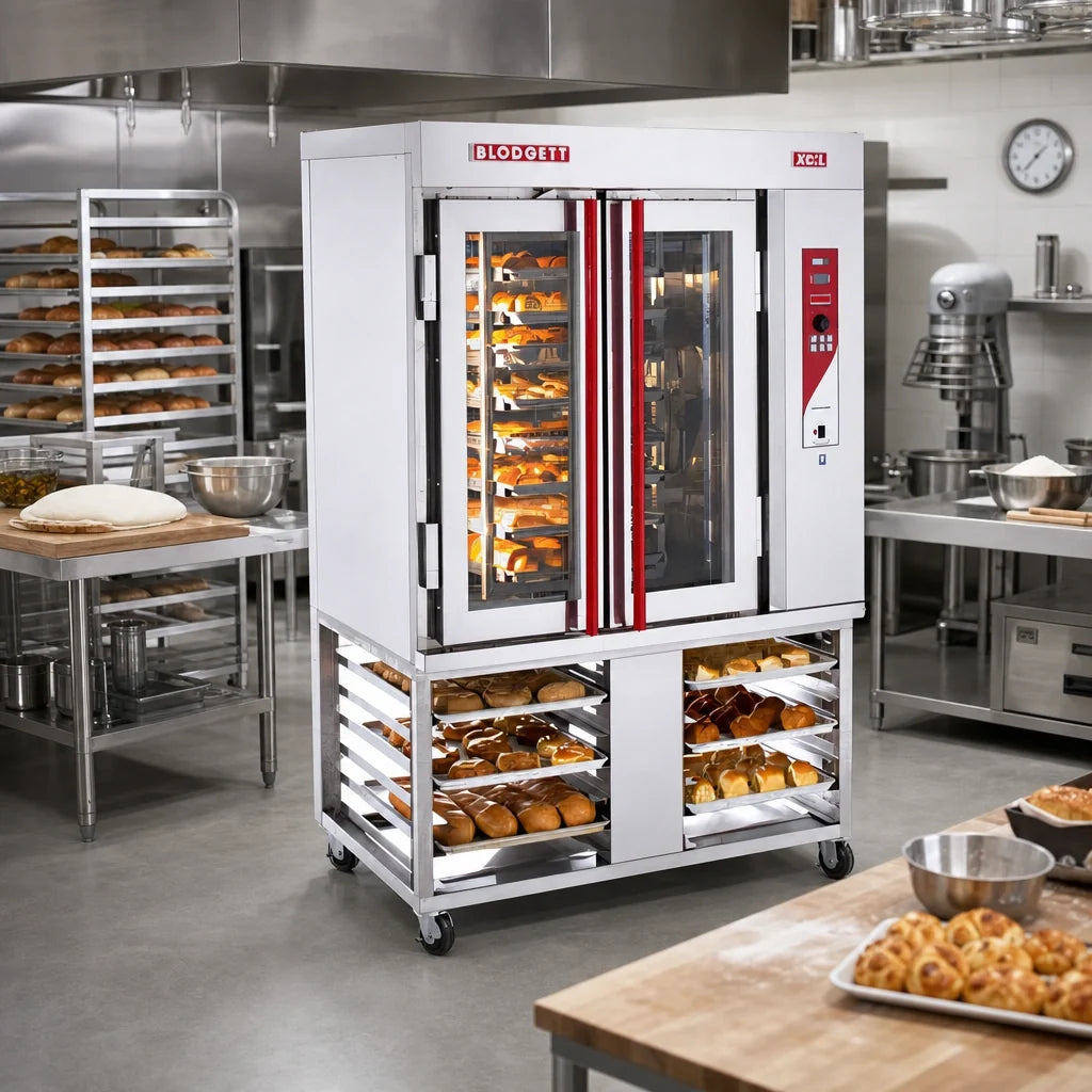 Blodgett Gas Rotating Rack Oven — 8 Pans, With Stand