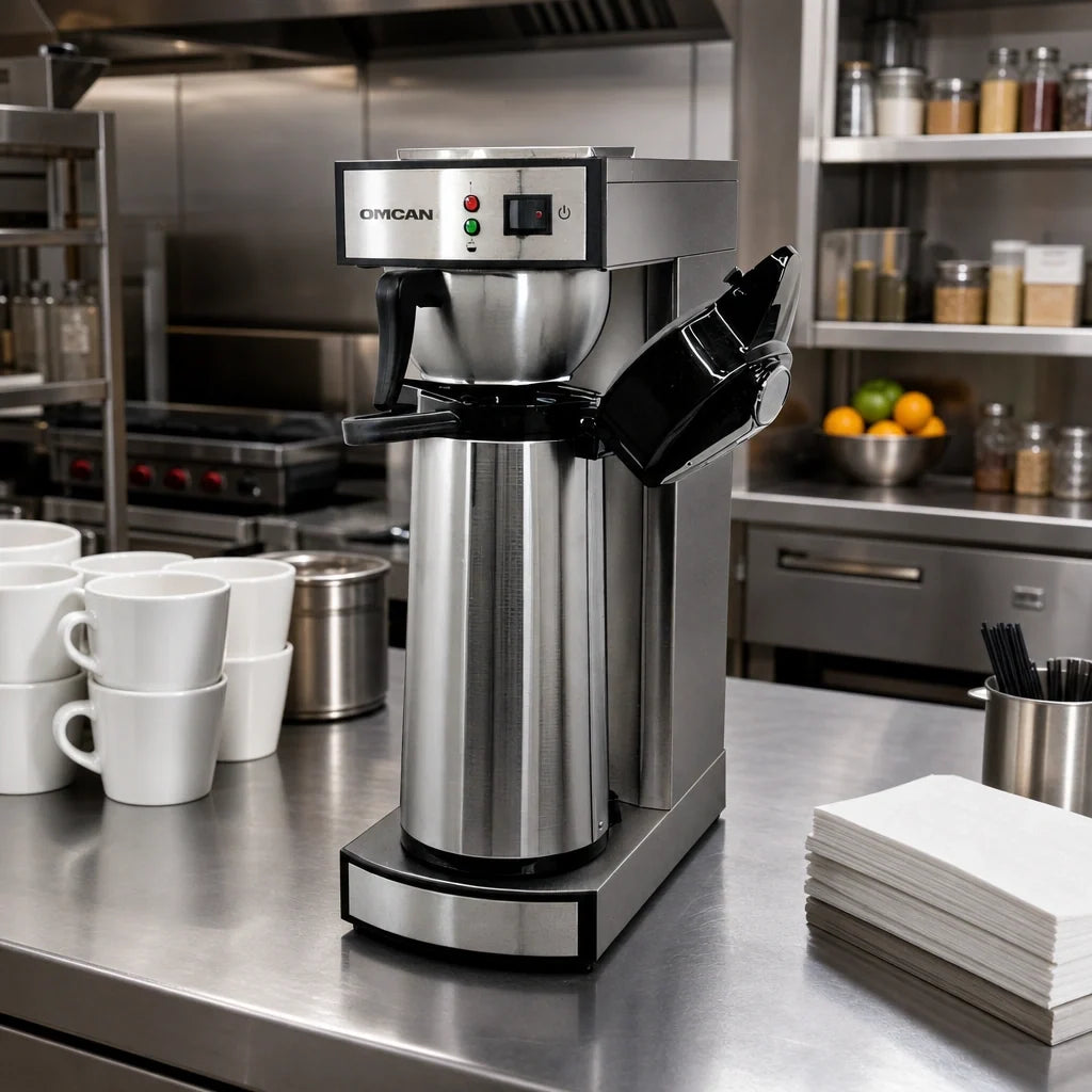 Omcan Airpot Coffee Maker — 2 L