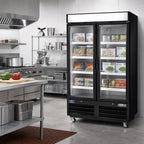 Arctic Air Glass-Door Display Freezer — 54″, 49 Cu. Ft.