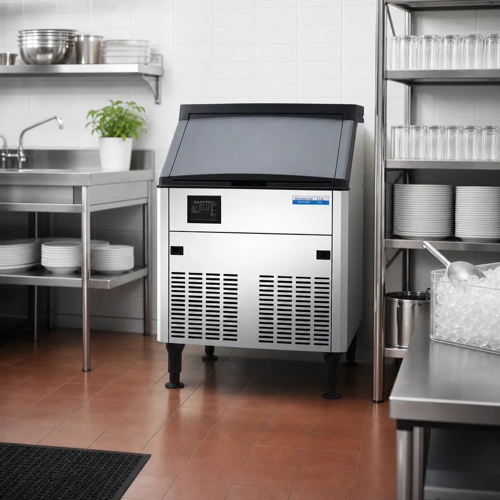 Eurodib Cube Ice Machine — 160 lb/Day, 80 lb Bin