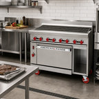 American Range Gas Broiler Range — 24″, With Oven