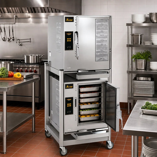 AccuTemp Evolution Electric Steamer — Double Stack, 12 Pans